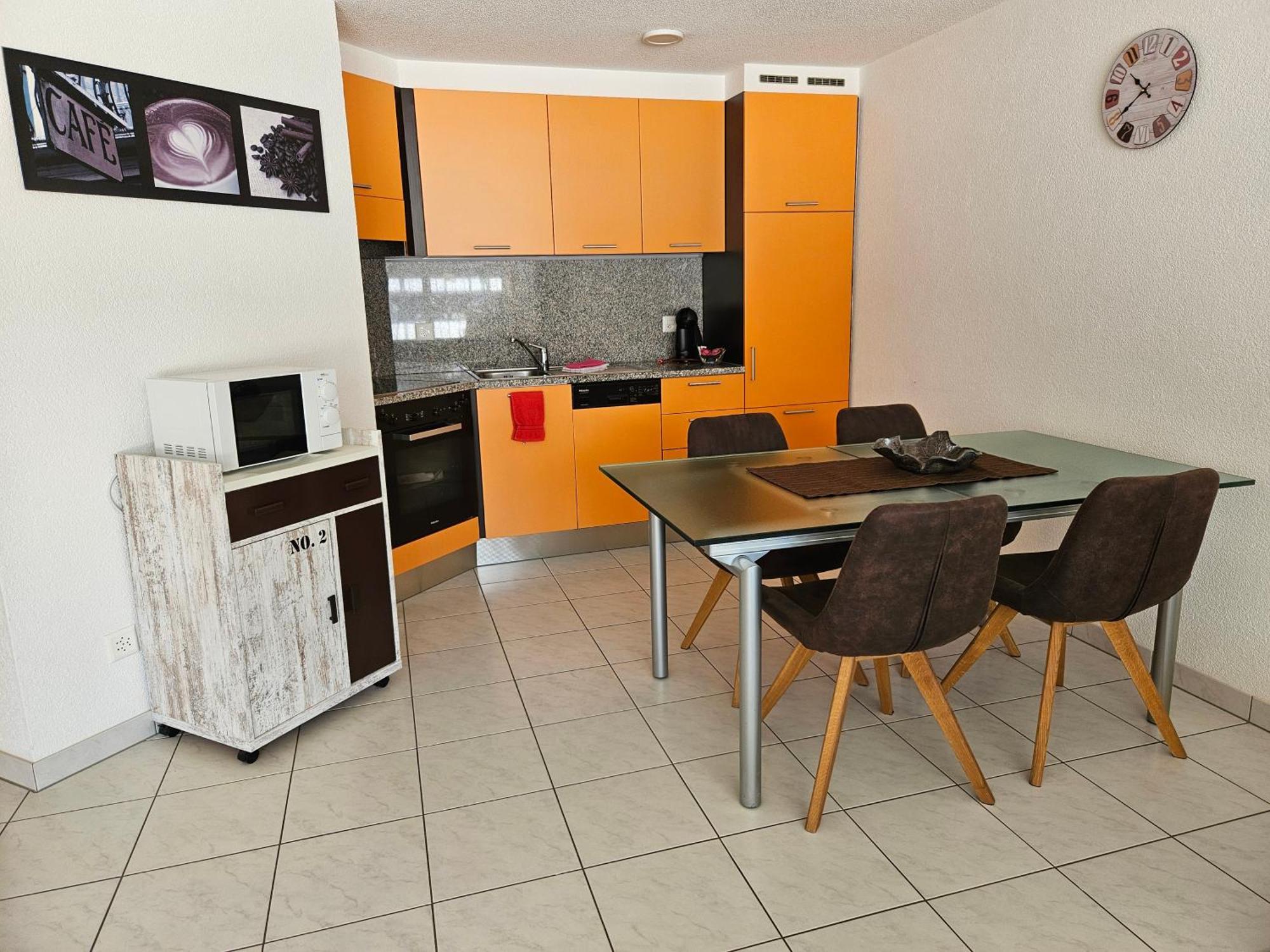 Ferienwohnung Haus Artemis Saas-Grund Exterior foto